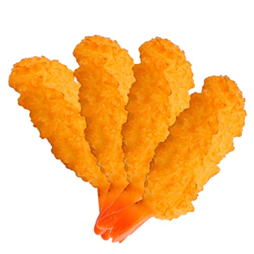 KOMBIUDA 4 Stück Simuliertes Tempura so tun, als ob wäre simuliertes Display-Essen Tempura- für kinderspielzeug Tempuras-Modell Küchendekoration PVC KOMBIUDA 4 Stück Simuliertes Tempura so tun, als ob wäre simuliertes Display-Essen Tempura- für kinderspielzeug Tempuras-Modell Küchendekoration PVC von KOMBIUDA