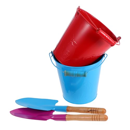 KOMBIUDA 4 Stück Kinder-strandeimer Robuster Eiseneimer Mit Schaufel Sandspielzeug KOMBIUDA 4 Stück Kinder-strandeimer Robuster Eiseneimer Mit Schaufel Sandspielzeug von KOMBIUDA
