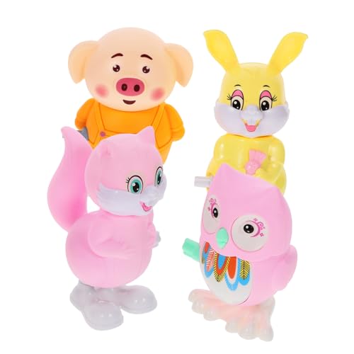 KOMBIUDA 4 Stück Springendes Mini- Zum Aufziehen Cartoon Uhrwerk Tierspielzeug Uhrwerk Für Eichhörnchen Uhrwerk Cartoon-Tier- Plastik KOMBIUDA 4 Stück Springendes Mini- Zum Aufziehen Cartoon Uhrwerk Tierspielzeug Uhrwerk Für Eichhörnchen Uhrwerk Cartoon-Tier- Plastik von KOMBIUDA