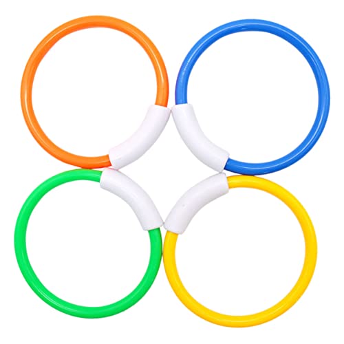 KOMBIUDA 4 Stück Tauchring für Wasserspielzeug für Pool Fördert Koordination und Leichtes und Sicheres Design für Kleine Schwimmer und Spielspaß im Wasser Zufällige Farbe KOMBIUDA 4 Stück Tauchring für Wasserspielzeug für Pool Fördert Koordination und Leichtes und Sicheres Design für Kleine Schwimmer und Spielspaß im Wasser Zufällige Farbe von KOMBIUDA
