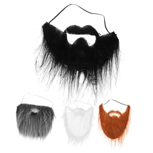 KOMBIUDA 4 Stück Teiliges Cosplay Bart für Dwarf Selbstklebender Künstlicher Bart für Partys Halloween und Dress Up Veranstaltungen KOMBIUDA 4 Stück Teiliges Cosplay Bart für Dwarf Selbstklebender Künstlicher Bart für Partys Halloween und Dress Up Veranstaltungen von KOMBIUDA