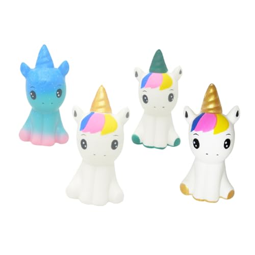 KOMBIUDA 4 Stück Teiliges Einhorn Stress Relief Fidget Leichtes Tragbares Simulationseinhorndesign Weiches Squeeze Toy für Erwachsene Sensorisches Beruhigungsspielzeug Zufällige Farbe KOMBIUDA 4 Stück Teiliges Einhorn Stress Relief Fidget Leichtes Tragbares Simulationseinhorndesign Weiches Squeeze Toy für Erwachsene Sensorisches Beruhigungsspielzeug Zufällige Farbe von KOMBIUDA