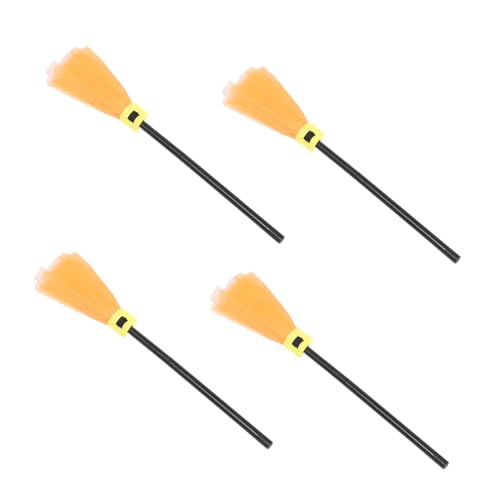 KOMBIUDA 4 Stück Teiliges Halloween Hexenbesen aus Strapazierfähigem Meshmaterial Leichtes Einzigartiges Hexenbesen-Cosplay-dekor für Party Festtagsdekoration von KOMBIUDA