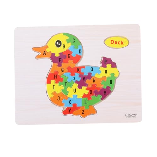 KOMBIUDA 4 Stück Teiliges Holz Alphabet Puzzle mit Bunten Tiermotiven Buchstaben Pädagogisches Lernspielzeug für Kleinkinder um Kreativität Gedächtnis und Sprachfähigkeit zu Fördern KOMBIUDA 4 Stück Teiliges Holz Alphabet Puzzle mit Bunten Tiermotiven Buchstaben Pädagogisches Lernspielzeug für Kleinkinder um Kreativität Gedächtnis und Sprachfähigkeit zu Fördern von KOMBIUDA