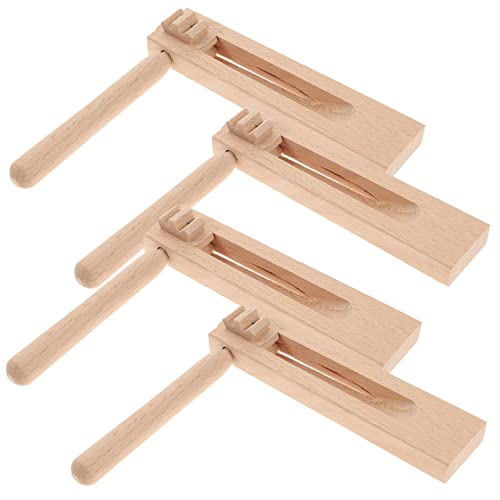 KOMBIUDA 4 Stück Teiliges Holz Kastagnetten für Geräuschmacher für Frühe Bildung Musikinstrument Rhythmus und Musikverständnis für Spiele und Feiern KOMBIUDA 4 Stück Teiliges Holz Kastagnetten für Geräuschmacher für Frühe Bildung Musikinstrument Rhythmus und Musikverständnis für Spiele und Feiern von KOMBIUDA