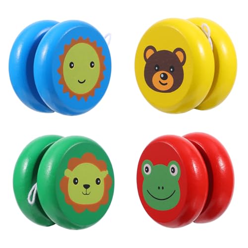 KOMBIUDA 4 Stück Teiliges Holz Yoyo für Kreatives und Pädagogisches Finger Yoyo Traditionelles und Sicheres Holzspielzeug für Unterwegs Zufällige Farbe KOMBIUDA 4 Stück Teiliges Holz Yoyo für Kreatives und Pädagogisches Finger Yoyo Traditionelles und Sicheres Holzspielzeug für Unterwegs Zufällige Farbe von KOMBIUDA