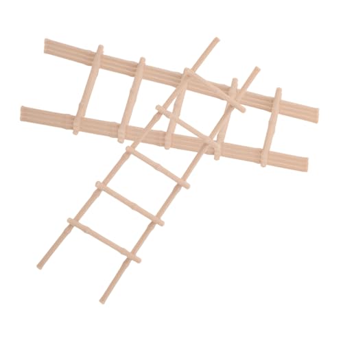 KOMBIUDA 4 Stück Teiliges Miniatur Puppenhaus Leiter Leichte und Stabile Miniatur Holzleiter für DIY Landschaftsdekoration Vielseitig Einsetzbar als Puppenhaus Treppe und Deko Figur KOMBIUDA 4 Stück Teiliges Miniatur Puppenhaus Leiter Leichte und Stabile Miniatur Holzleiter für DIY Landschaftsdekoration Vielseitig Einsetzbar als Puppenhaus Treppe und Deko Figur von KOMBIUDA