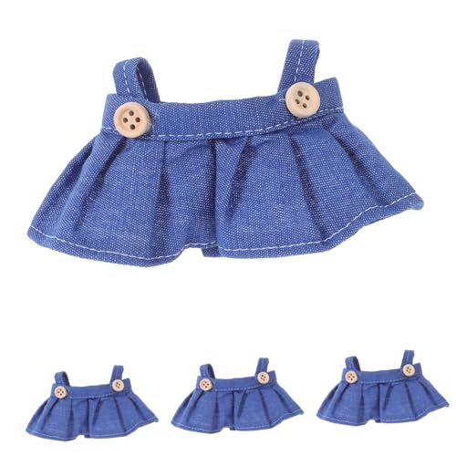 KOMBIUDA 4 Stück Teiliges Puppenkleid Stoff-Latzrock Modische Overalls und Röcke Passend für Vinylpuppen Vielseitige Kostümkleidung für Kreatives Ankleiden und Cosplay KOMBIUDA 4 Stück Teiliges Puppenkleid Stoff-Latzrock Modische Overalls und Röcke Passend für Vinylpuppen Vielseitige Kostümkleidung für Kreatives Ankleiden und Cosplay von KOMBIUDA