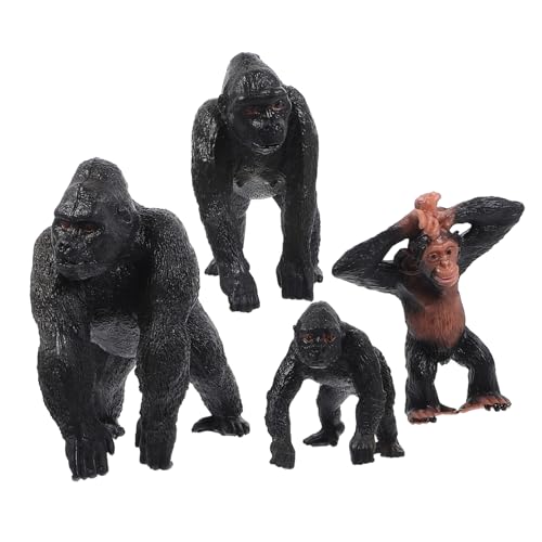 KOMBIUDA Pädagogisches Tier Spielzeug 4 Stücke Mini Kunststoff Tier Tiere Statue Desktop Decor KOMBIUDA Pädagogisches Tier Spielzeug 4 Stücke Mini Kunststoff Tier Tiere Statue Desktop Decor von KOMBIUDA