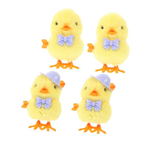KOMBIUDA 4 Stück Uhrwerk Huhn Spielzeuge Neuheit Toys Springende Hühner -kükenspielzeug Kinderspielzeug Küken Ziehen Auf Huhn Küken Aufziehen Plastik KOMBIUDA 4 Stück Uhrwerk Huhn Spielzeuge Neuheit Toys Springende Hühner -kükenspielzeug Kinderspielzeug Küken Ziehen Auf Huhn Küken Aufziehen Plastik von KOMBIUDA