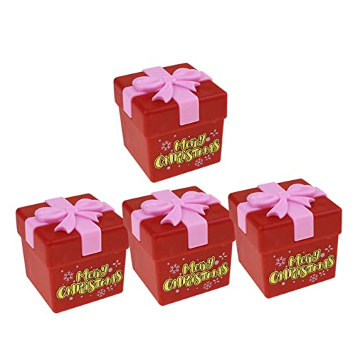 KOMBIUDA 4 Stück Weihnachtsspielzeug für kinderspielzeug weihnachsgeschenke Toys Neuheit aufziehbares lustige Aufziehspielzeuge Plastik rot KOMBIUDA 4 Stück Weihnachtsspielzeug für kinderspielzeug weihnachsgeschenke Toys Neuheit aufziehbares lustige Aufziehspielzeuge Plastik rot von KOMBIUDA