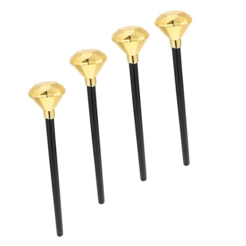KOMBIUDA 4 Stück Zauberstab Halloween-Party- glühen Kostüm Jungs Kostüm Halloween Halloween Toys Rautenförmiges Halloween-Accessoires für Plastik Golden KOMBIUDA 4 Stück Zauberstab Halloween-Party- glühen Kostüm Jungs Kostüm Halloween Halloween Toys Rautenförmiges Halloween-Accessoires für Plastik Golden von KOMBIUDA