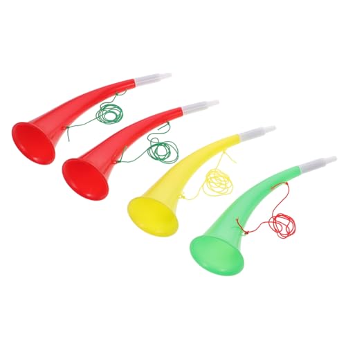 KOMBIUDA 4 Stück jubelndes Horn Instrumente Jubelpfiff Trompetengeräuschemacher Megaphon Lärm hallowe kindertrompeten Zuverlässiges Horn Trompetenspielzeug für Spieltrompete Plastik KOMBIUDA 4 Stück jubelndes Horn Instrumente Jubelpfiff Trompetengeräuschemacher Megaphon Lärm hallowe kindertrompeten Zuverlässiges Horn Trompetenspielzeug für Spieltrompete Plastik von KOMBIUDA