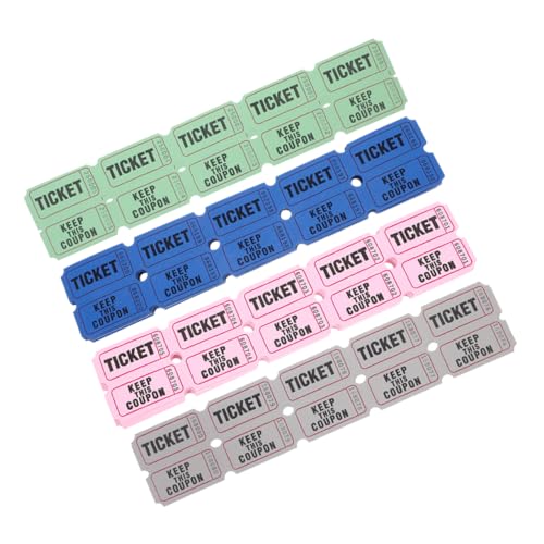 KOMBIUDA 400 Stücke Tombola Ticket Event Tickets Tombolas Karneval Fundraising Ticket Tombola Papier KOMBIUDA 400 Stücke Tombola Ticket Event Tickets Tombolas Karneval Fundraising Ticket Tombola Papier von KOMBIUDA