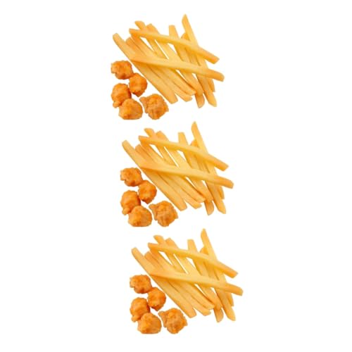 KOMBIUDA 45 STK Pommes-Modell Gefälschte Pommes Frites Künstliches Spielfutter Mini-Pommes Frites Food-Modell Realistisches Spielfutter Gefälschtes Essen Zur Präsentation Modelle Orange PVC KOMBIUDA 45 STK Pommes-Modell Gefälschte Pommes Frites Künstliches Spielfutter Mini-Pommes Frites Food-Modell Realistisches Spielfutter Gefälschtes Essen Zur Präsentation Modelle Orange PVC von KOMBIUDA