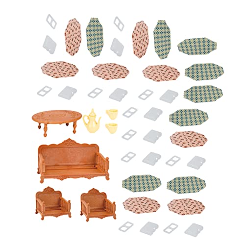 KOMBIUDA 47st Simulationsmöbel Puppenhausmöbel Puppenmöbel Mini-möbelschmuck Spielhausmöbel Kinderspielzeug Mini-plastikmöbel Modelle Von Spielhausmöbeln Miniaturmöbel Stoff Brown KOMBIUDA 47st Simulationsmöbel Puppenhausmöbel Puppenmöbel Mini-möbelschmuck Spielhausmöbel Kinderspielzeug Mini-plastikmöbel Modelle Von Spielhausmöbeln Miniaturmöbel Stoff Brown von KOMBIUDA