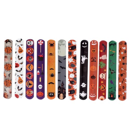 KOMBIUDA 48 Stück Halloween-schnappbänder Handgelenk-dekorationen Hosenträger Für Jungen Und Mädchen Partygeschenke Lustige Schnapparmbänder Für Geburtstage Halloween Zufällige Farbe KOMBIUDA 48 Stück Halloween-schnappbänder Handgelenk-dekorationen Hosenträger Für Jungen Und Mädchen Partygeschenke Lustige Schnapparmbänder Für Geburtstage Halloween Zufällige Farbe von KOMBIUDA