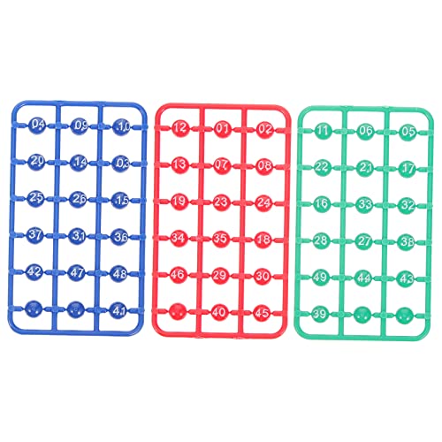 KOMBIUDA Party Spiel 49pcs Nahtlose Bingo Tombola Anzahl Sicher Tragbare für Erwachsene von KOMBIUDA