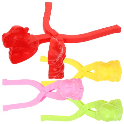 KOMBIUDA Schnee-Clip-Spielzeug Snow Toys 4er Set Dinosaurier Schneeball Maker Kompakte Schneeballform Clips Für Kreatives Für Den Winter Spaßige Outdoor Aktivitäten Und Pink KOMBIUDA Schnee-Clip-Spielzeug Snow Toys 4er Set Dinosaurier Schneeball Maker Kompakte Schneeballform Clips Für Kreatives Für Den Winter Spaßige Outdoor Aktivitäten Und Pink von KOMBIUDA