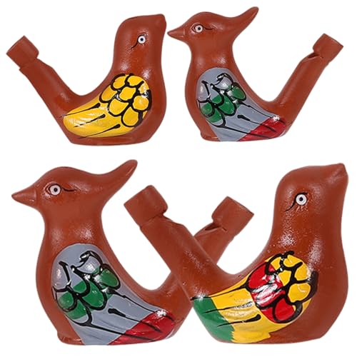 KOMBIUDA 4er Set Handgefertigte Keramische Vogelpfeifen Bunte Wasser ängerpfeifen Für Musikalisches Für Badewanne Und Spielzeit Zufälliger Stil KOMBIUDA 4er Set Handgefertigte Keramische Vogelpfeifen Bunte Wasser ängerpfeifen Für Musikalisches Für Badewanne Und Spielzeit Zufälliger Stil von KOMBIUDA
