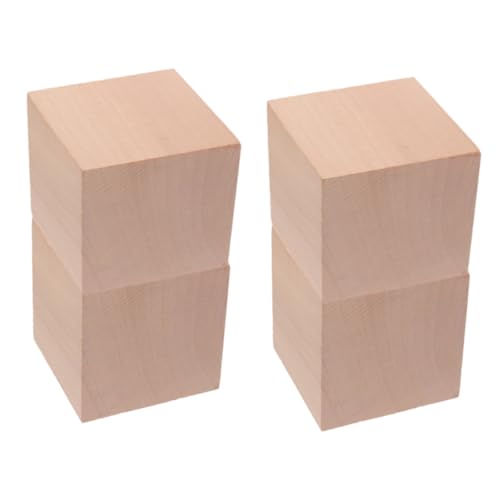 KOMBIUDA 4pcs Bausteine lehrmittel Vorschulblöcke Holzklötze Bauen Unfertige Holzblöcke -dusche-blöcke Unfertige Leere Holzwürfel Unfertige Holzwürfel Leere Holzklötze Hölzern Khaki KOMBIUDA 4pcs Bausteine lehrmittel Vorschulblöcke Holzklötze Bauen Unfertige Holzblöcke -dusche-blöcke Unfertige Leere Holzwürfel Unfertige Holzwürfel Leere Holzklötze Hölzern Khaki von KOMBIUDA