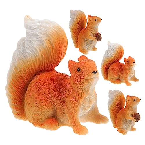 KOMBIUDA 4pcs Miniatur -eichhörnchen Mini -eichhörnchen -Figuren Süße Cupcake -Topper Tierkorb KOMBIUDA 4pcs Miniatur -eichhörnchen Mini -eichhörnchen -Figuren Süße Cupcake -Topper Tierkorb von KOMBIUDA