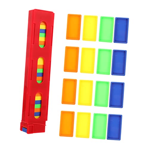 KOMBIUDA 5 Beutel Domino-Spielzeug Aus Kunststoff Lernspielzeug Für Kinder Zufällige Farbe Dominosteine Für Früherziehung KOMBIUDA 5 Beutel Domino-Spielzeug Aus Kunststoff Lernspielzeug Für Kinder Zufällige Farbe Dominosteine Für Früherziehung von KOMBIUDA