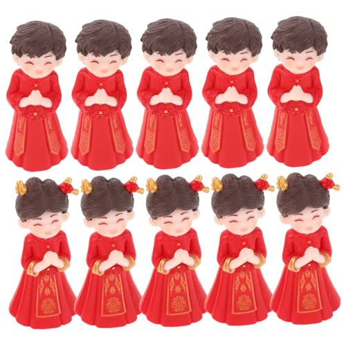 KOMBIUDA 5 Paare Mikro-Landschaftsdekoration chinesische hochzeitstorte topper Hochzeitspaar Figur Hochzeitsdekoration Kuchendekoration im chinesischen Stil Hochzeitsfiguren PVC rot KOMBIUDA 5 Paare Mikro-Landschaftsdekoration chinesische hochzeitstorte topper Hochzeitspaar Figur Hochzeitsdekoration Kuchendekoration im chinesischen Stil Hochzeitsfiguren PVC rot von KOMBIUDA