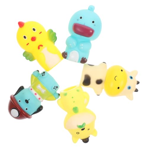 KOMBIUDA 5 Stück Fingerpuppen für Teiliges Interaktives Tierhandpuppen für Jungen Rollenspiele Geschichtenerzählen und Kreative Aktivitäten für Vorschule und Kinderpartys von KOMBIUDA