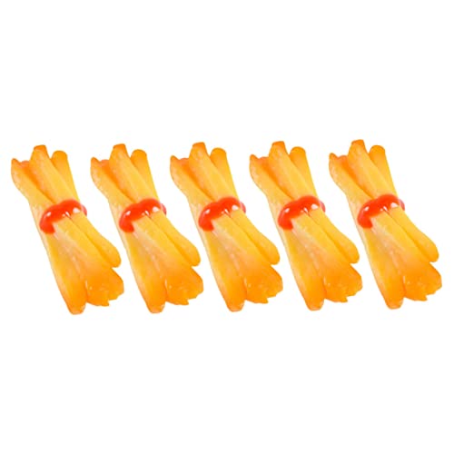 KOMBIUDA 5 Stück Gefälschte Pommes Frites Realistisches Spielfutter Gefälschte Lebensmittel Pommes Frittes Falsches Essen Für Pommes-Modell Miniaturlebensmittel Realistisch PVC KOMBIUDA 5 Stück Gefälschte Pommes Frites Realistisches Spielfutter Gefälschte Lebensmittel Pommes Frittes Falsches Essen Für Pommes-Modell Miniaturlebensmittel Realistisch PVC von KOMBIUDA
