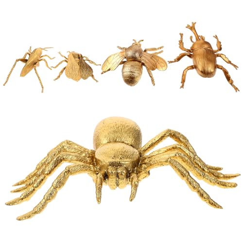 KOMBIUDA 5 Stück Goldenes Simuliertes Insektenmodellset Simulierte Figuren Lustige Figuren Ornament Versorgen Kinderaccessoire Realistisches Modell Kinderzubehör Plastik KOMBIUDA 5 Stück Goldenes Simuliertes Insektenmodellset Simulierte Figuren Lustige Figuren Ornament Versorgen Kinderaccessoire Realistisches Modell Kinderzubehör Plastik von KOMBIUDA