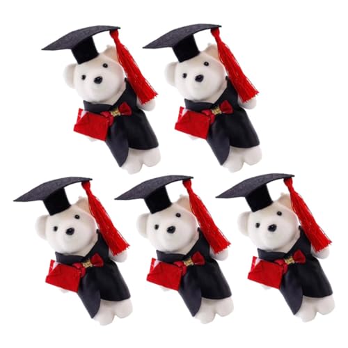 KOMBIUDA 5er Satz Mini Plüschbär Für Abschussfeier Blumenstrauß Weicher Plüschbär Kleine Plüschtier KOMBIUDA 5er Satz Mini Plüschbär Für Abschussfeier Blumenstrauß Weicher Plüschbär Kleine Plüschtier von KOMBIUDA