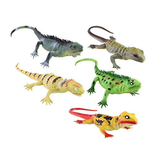KOMBIUDA 5 Stück Realistische Eidechsen Modelle mit Sound Simulierte Eidechsen Spielzeuge für Dekoration und Lernspielzeug Lebensechte Lizard Figuren für Zuhause Büro und Garten KOMBIUDA 5 Stück Realistische Eidechsen Modelle mit Sound Simulierte Eidechsen Spielzeuge für Dekoration und Lernspielzeug Lebensechte Lizard Figuren für Zuhause Büro und Garten von KOMBIUDA