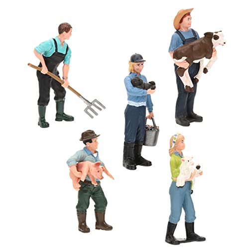 KOMBIUDA 5 Stück Simulations-Farm-Ranch Simulationsbauernfigur Miniatur-bauernfigur Miniatur-Bauernhof-schmuck Simulation Farmer-Modell Miniaturmodell Bäuerliche Figur Harz KOMBIUDA 5 Stück Simulations-Farm-Ranch Simulationsbauernfigur Miniatur-bauernfigur Miniatur-Bauernhof-schmuck Simulation Farmer-Modell Miniaturmodell Bäuerliche Figur Harz von KOMBIUDA