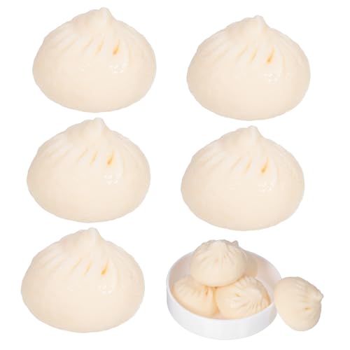 KOMBIUDA 5 Stück Simulierte Brötchen Chinese Food cafing Dish Simulation gedämpftes gefülltes Brötchen lebensechtes Dampfbrötchen Lebensmittelgeschäft gedämpftes Brötchendekor Kochspielzeug KOMBIUDA 5 Stück Simulierte Brötchen Chinese Food cafing Dish Simulation gedämpftes gefülltes Brötchen lebensechtes Dampfbrötchen Lebensmittelgeschäft gedämpftes Brötchendekor Kochspielzeug von KOMBIUDA