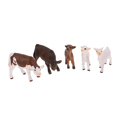KOMBIUDA 5 Stück Simulierte Tiere Das Tier Desktop Ornament Plastik Tiere Jungtier Statue Tierjunges Form Figuren Hirsch Figuren Desktop Tierfiguren Tierjunges Figuren PVC von KOMBIUDA