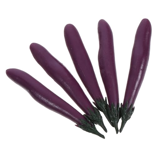KOMBIUDA 5 Stück Simuliertes Gemüsespielzeug Shop-Display-gemüse-Ornament Gefälschtes Gemüse Küchengemüseverzierung Künstliche Pflanzenornamente Gemüsestatuen Gemüsedekoration Violett Harz KOMBIUDA 5 Stück Simuliertes Gemüsespielzeug Shop-Display-gemüse-Ornament Gefälschtes Gemüse Küchengemüseverzierung Künstliche Pflanzenornamente Gemüsestatuen Gemüsedekoration Violett Harz von KOMBIUDA
