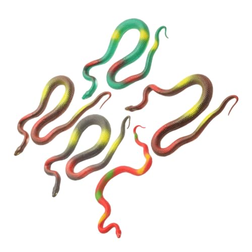KOMBIUDA 5 Stück Simuliertes Python- für kinderspielzeug Children Toys Toys gefälschtes Schlangenspielzeug Simulationsschlangenspielzeug von KOMBIUDA