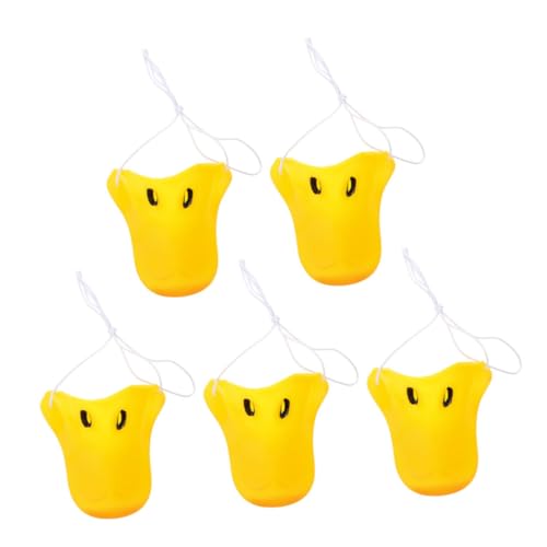 KOMBIUDA 5 Stück Teiliges Entennasen Cosplay Realistische Tiermasken Leichtes Komfortables Partyzubehör für Halloween Karneval Verkleidungen und Fotospaß von KOMBIUDA