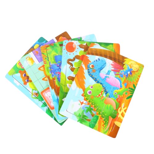 KOMBIUDA 5 Stück Teiliges Holzpuzzle für Kleinkinder mit Bunten Cartoon Tieren Pädagogisches Lernspielzeug Feinmotorik und Hand Auge Koordination Spielerisches Lernen KOMBIUDA 5 Stück Teiliges Holzpuzzle für Kleinkinder mit Bunten Cartoon Tieren Pädagogisches Lernspielzeug Feinmotorik und Hand Auge Koordination Spielerisches Lernen von KOMBIUDA