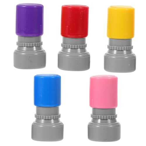 KOMBIUDA 5 Stück Teiliges Lehrer Stempelset Selbstfärbend Bunte Motivationsstempel für Feedback Lehrerbelohnung Kompakt Leicht Tragbar Für Grundschule KOMBIUDA 5 Stück Teiliges Lehrer Stempelset Selbstfärbend Bunte Motivationsstempel für Feedback Lehrerbelohnung Kompakt Leicht Tragbar Für Grundschule von KOMBIUDA