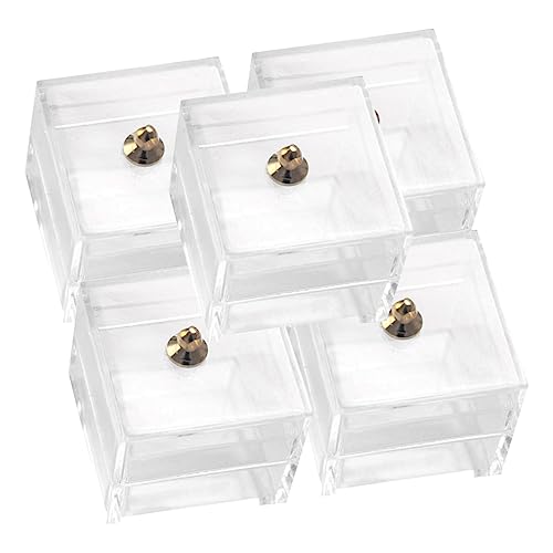 KOMBIUDA Mini-Box-Set Für Puppenhaus-Dekoration 5-teilige Aufbewahrungsboxen Aus Kunststoff Maßstab 1/12 Passend Zu Mini-büchern Und Skulpturen KOMBIUDA Mini-Box-Set Für Puppenhaus-Dekoration 5-teilige Aufbewahrungsboxen Aus Kunststoff Maßstab 1/12 Passend Zu Mini-büchern Und Skulpturen von KOMBIUDA