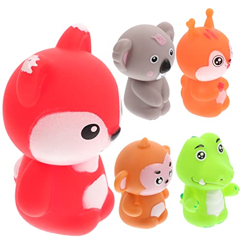 KOMBIUDA 5stücke Teiliges Tier Fingerpuppen Lustige Handspielzeuge Für Mädchen Für Geburtstagsfeiern Interaktive Erzählspiele von KOMBIUDA