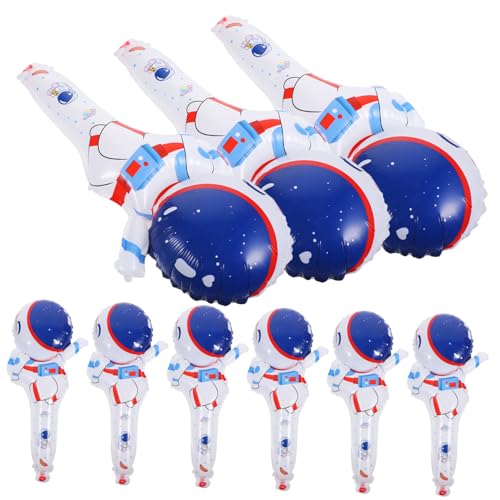 KOMBIUDA 50 Stück Astronautenballon ballonie kidsballonie helium balloons Raumdekoration ballons helium ballon set exquisites Ballondekor Astronauten modellieren Ballons Aluminiumfolie von KOMBIUDA