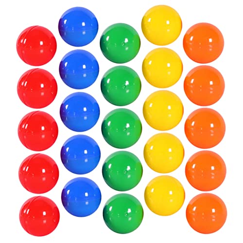 KOMBIUDA 50 Stück Bälle Interessante Spielbälle Kleine Spielbälle Ball Für Kugelpartybälle Kunststoffball Requisiten Farbige Picking Bälle Vielseitig Verwendbare Farbige Bälle von KOMBIUDA