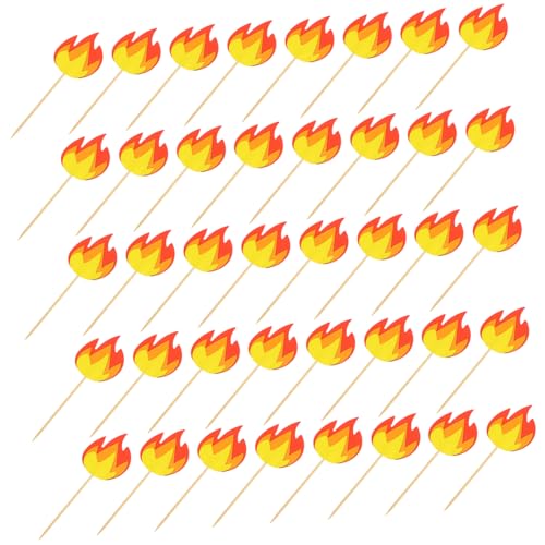 KOMBIUDA 50 Stück Feuerwehrmann -Thema -Kuchen -Plugin Cupcake Topper zum Geburtstag geburtstagstorte dekoration Kuchen -Toper -Dekorationen Cupcake Topper Geburtstag Papierkarte von KOMBIUDA