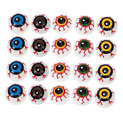 KOMBIUDA 50 Stück Halloween-augapfel Gruselige Augäpfeldekoration Zwerge DIY Tier Halbkreisförmige Augäpfel-Taste Gefälscht Halloween-haustierdekoration Augapfel-Modell Colorful Plastik KOMBIUDA 50 Stück Halloween-augapfel Gruselige Augäpfeldekoration Zwerge DIY Tier Halbkreisförmige Augäpfel-Taste Gefälscht Halloween-haustierdekoration Augapfel-Modell Colorful Plastik von KOMBIUDA