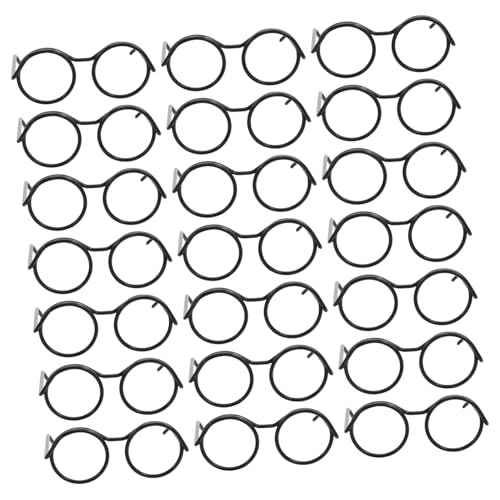 KOMBIUDA 50 Stück Miniatur Puppenbrillen aus Metall Schwarze Drahtfassung Mini Brillen für DIY Bastelprojekte und Puppenhaus Dekoration Realistische Winzige Accessoires für Kreative KOMBIUDA 50 Stück Miniatur Puppenbrillen aus Metall Schwarze Drahtfassung Mini Brillen für DIY Bastelprojekte und Puppenhaus Dekoration Realistische Winzige Accessoires für Kreative von KOMBIUDA