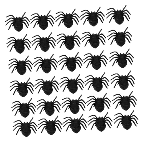 KOMBIUDA 50 Stück Spinnenspielzeug Netz Dekorationen beängstigend Party Figur drinnen Halloween Halloween Toys Kunstspinne Halloween Decoration Halloween-Spinne PVC Black KOMBIUDA 50 Stück Spinnenspielzeug Netz Dekorationen beängstigend Party Figur drinnen Halloween Halloween Toys Kunstspinne Halloween Decoration Halloween-Spinne PVC Black von KOMBIUDA