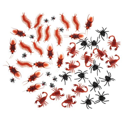 KOMBIUDA 50 Stück Streich Requisiten Künstliche Spinne GOO fliegt Funny Toys Prank Trick Toy Scorpion Shaped Toy Aprilscherz-Streich-Requisite künstliches Modell Plastik KOMBIUDA 50 Stück Streich Requisiten Künstliche Spinne GOO fliegt Funny Toys Prank Trick Toy Scorpion Shaped Toy Aprilscherz-Streich-Requisite künstliches Modell Plastik von KOMBIUDA